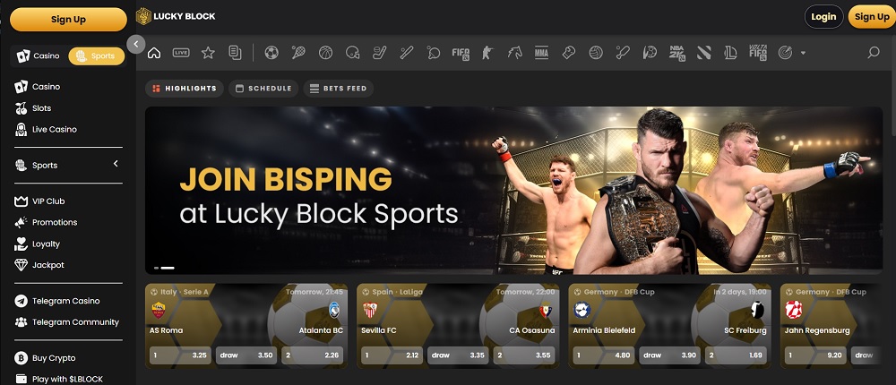 Lucky Block Online Sportsbook