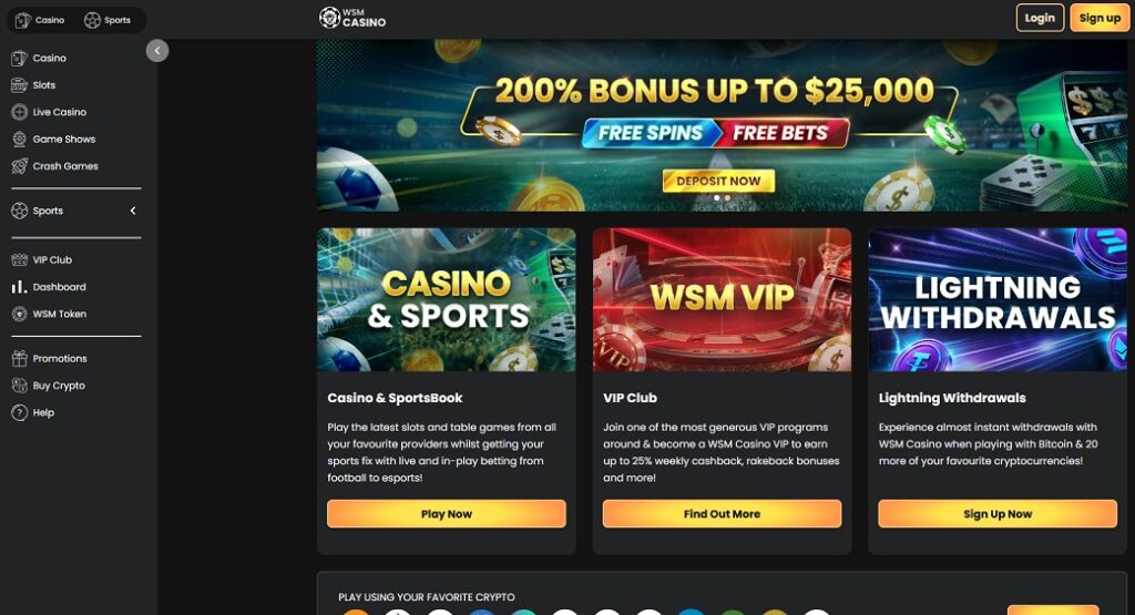 wsm casino sports and welcome bonus