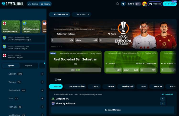 Crystalroll sportsbook, beste bookmakers Nederland