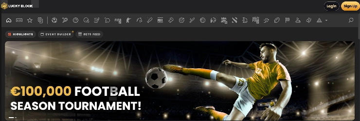 lucky block online stavkovanie