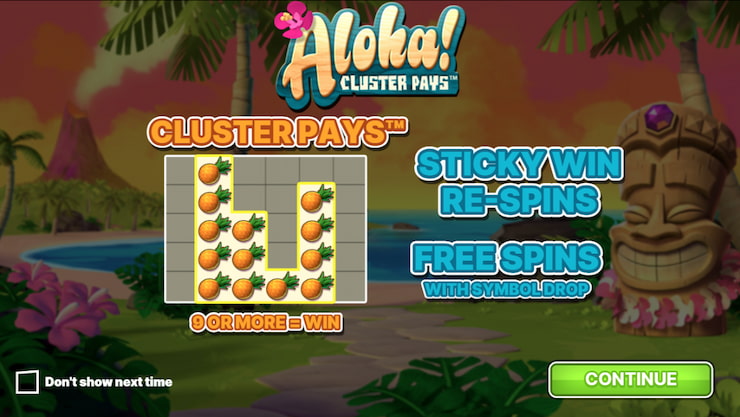 Aloha Cluster Pay Slot Review: Respins