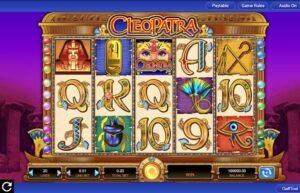 Cleopatra Slot Machine Title Screen