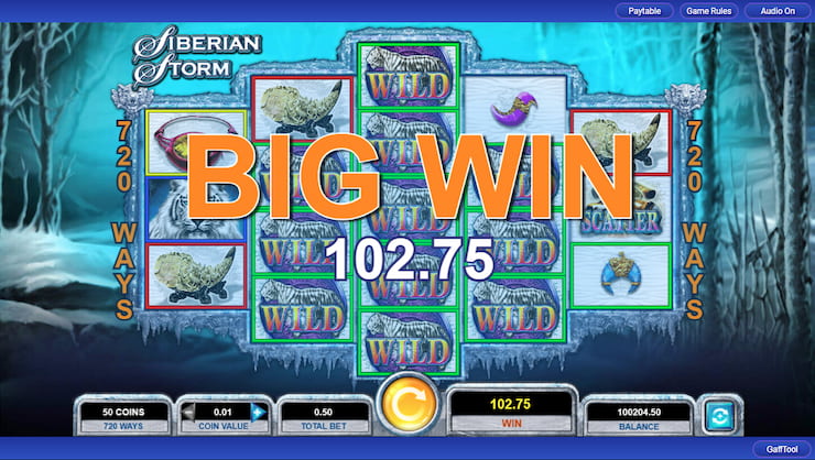 Siberian Strom Slot Review: Big Win