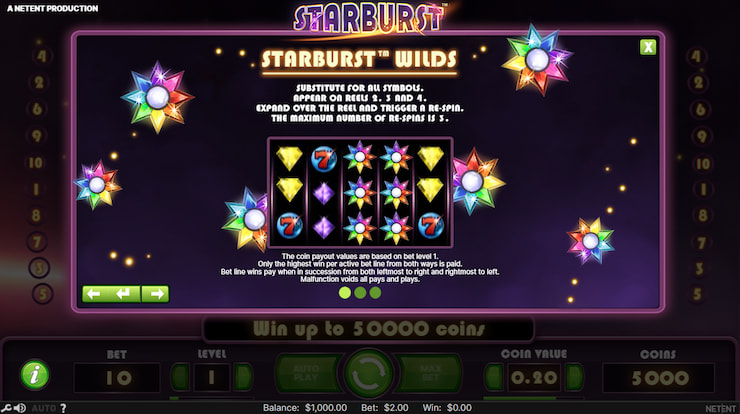 Starburst Slot Wilds