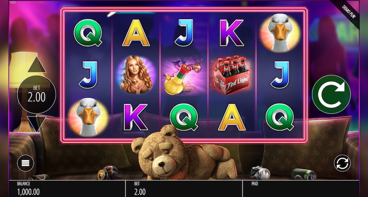 Ted Slot Game Screen Desktop