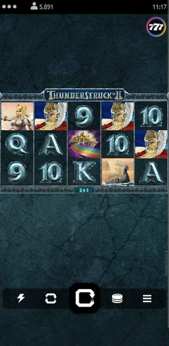 Thunderstruck II Slot Review: Mobile Grid