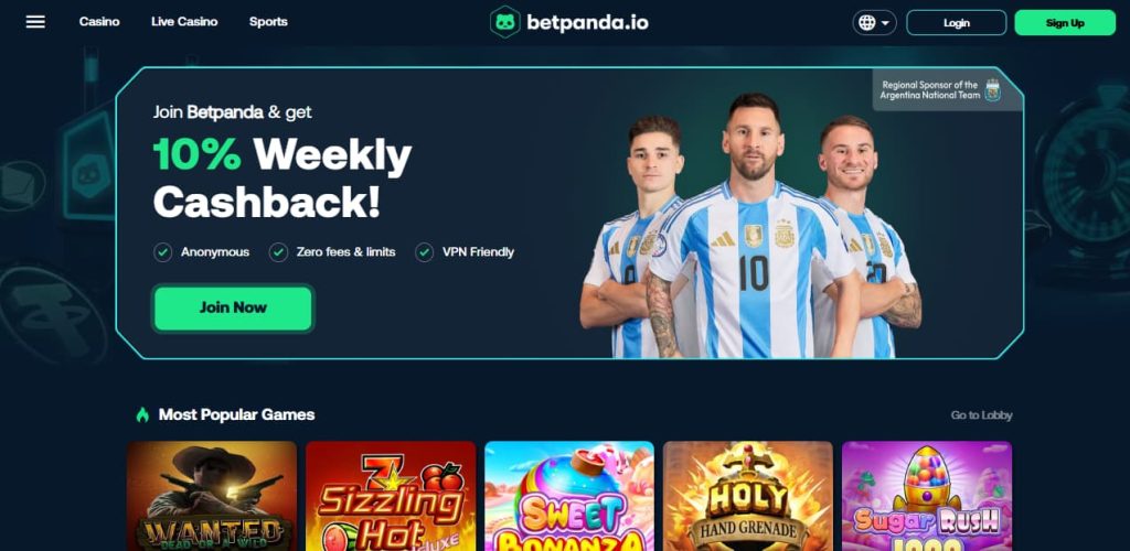 BetPanda VPN friendly casino