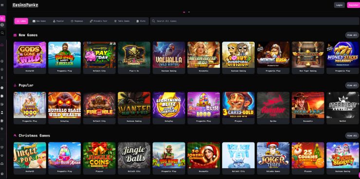 CasinoPunkz VPN friendly casino