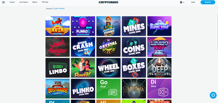 cryptorino slot games