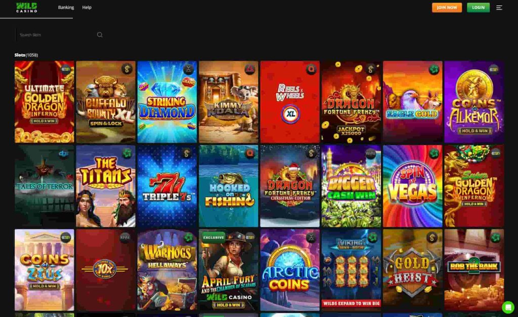 Wild Casino slots