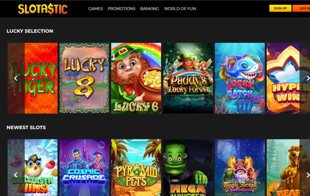 slotastic homepage