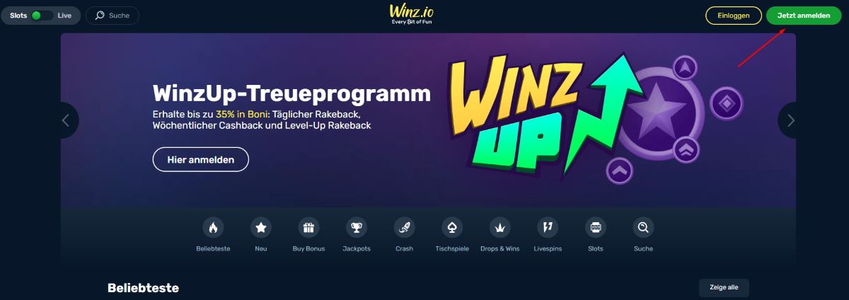 Auf-der-Winz.io-Webseite-klicken-Sie-als-erstes-oben-rechts-auf-Jetzt-anmelden
