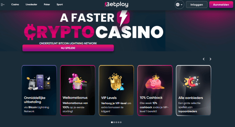 Betplay, buitenlandse casino