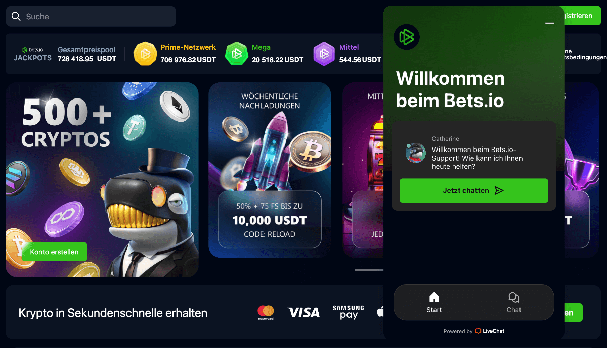 Bets.io-Kundenservice