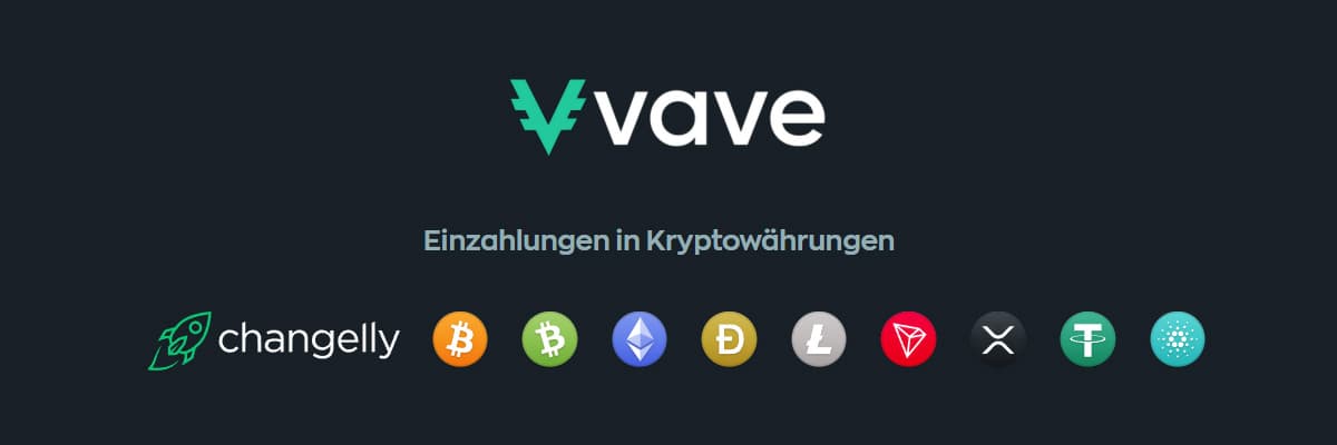 Ein- und Auszahlungen bei Vave Casino