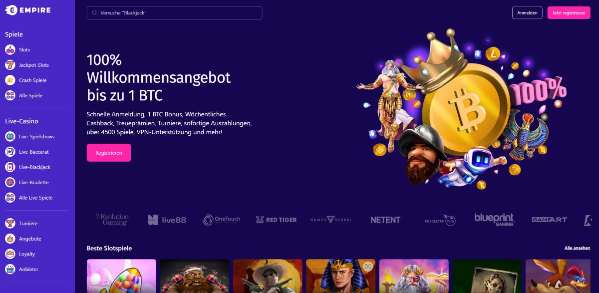 Empire.io Casino