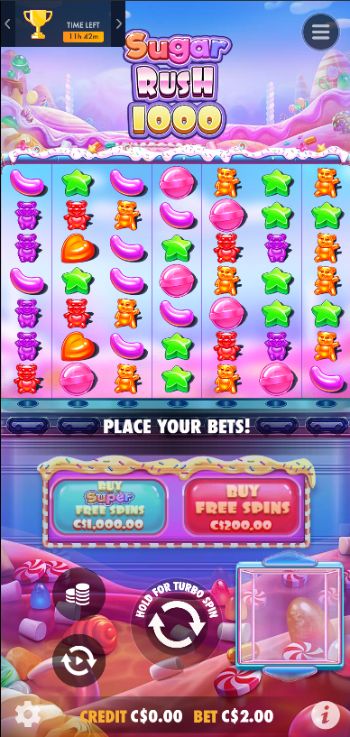sugar rush mobile experience