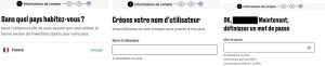 S’inscrire sur un casino PayPal - etape 2