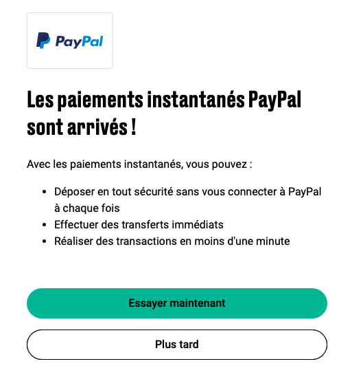 S’inscrire sur un casino PayPal - etape 5