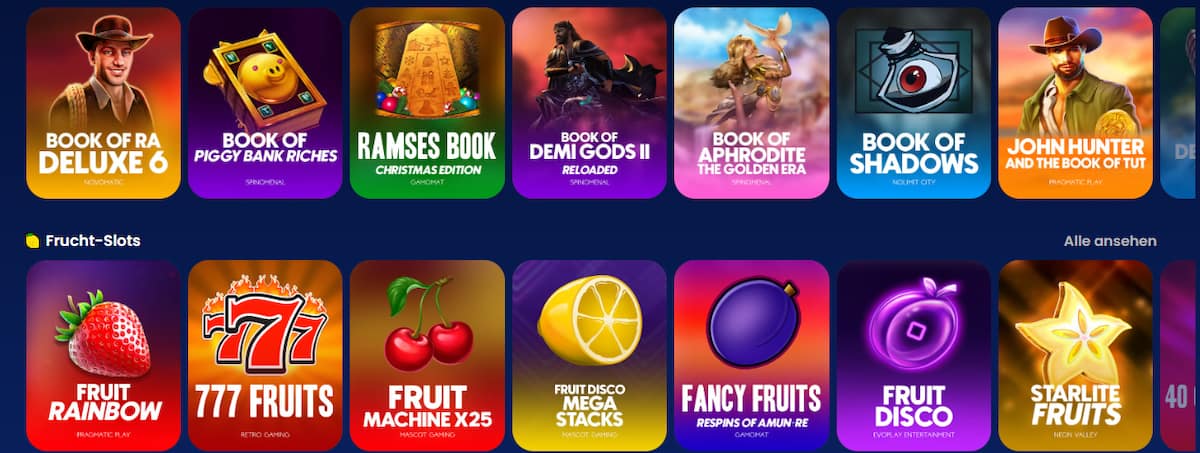 Slots bei CoinKings