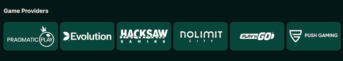 Software und Design bei TG.Casino