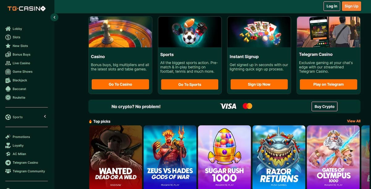 Über TG Casino