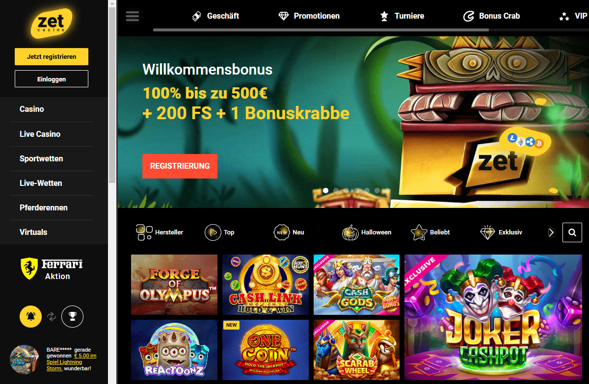 Zet-Casino-Homepage