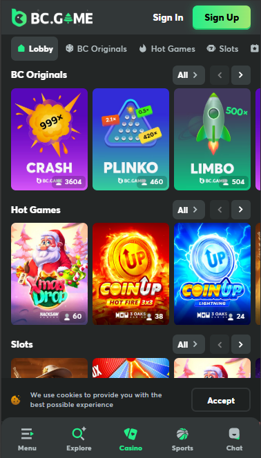 games available at bc.game