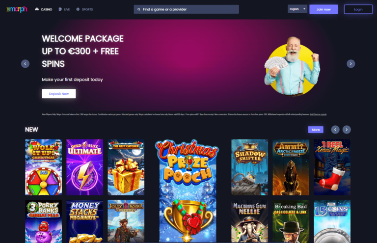 BetMorph homepage