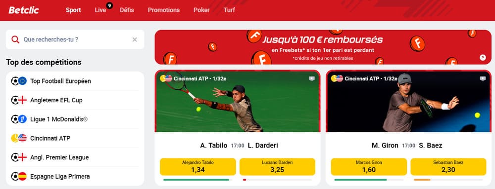 casino bonus sans depot betclic