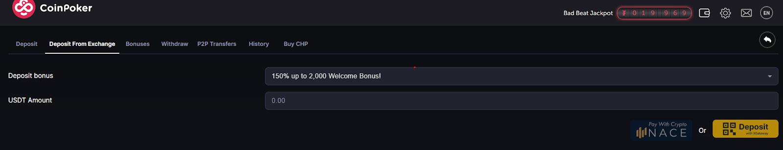 coinpoker-deposit-page