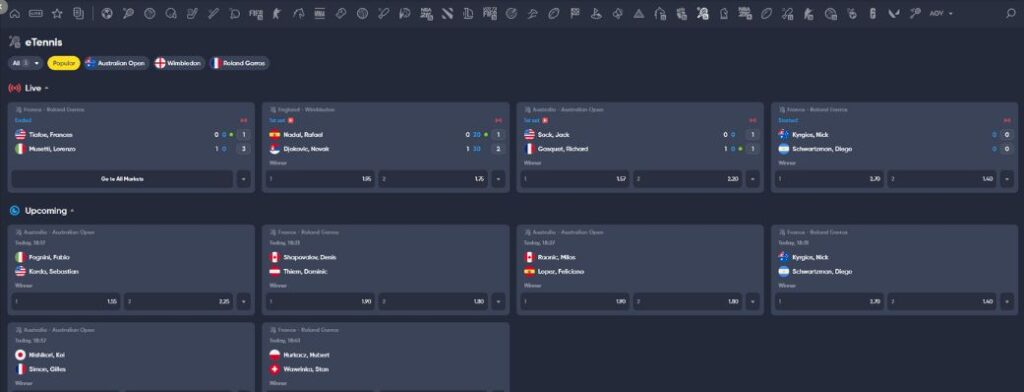e sports casino