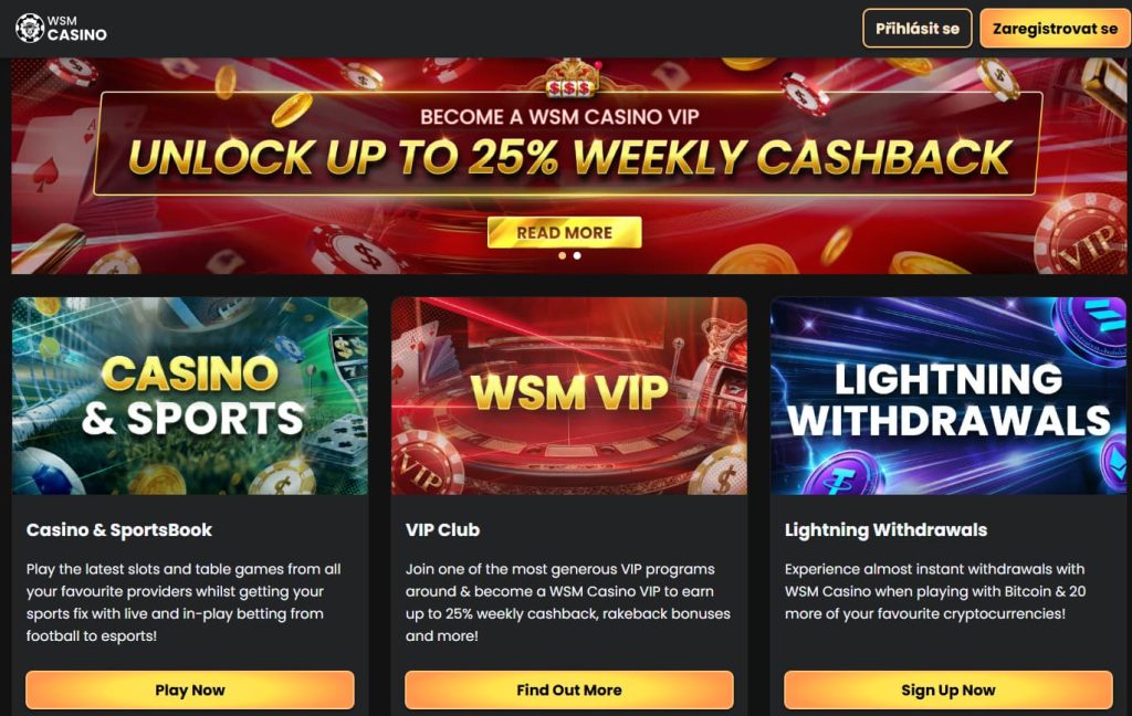Zahraniční WSM casino