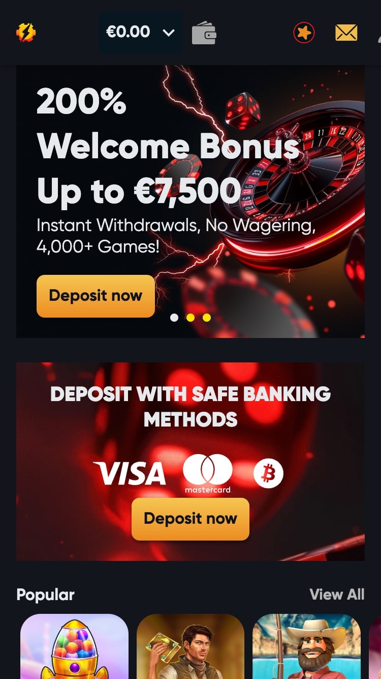 available bonus instant casino