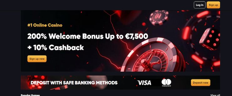Instant Casino 200% welcome bonus