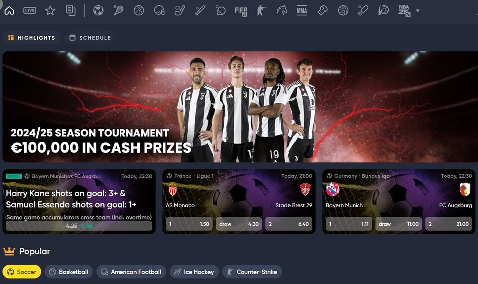 instant casino nfl betting