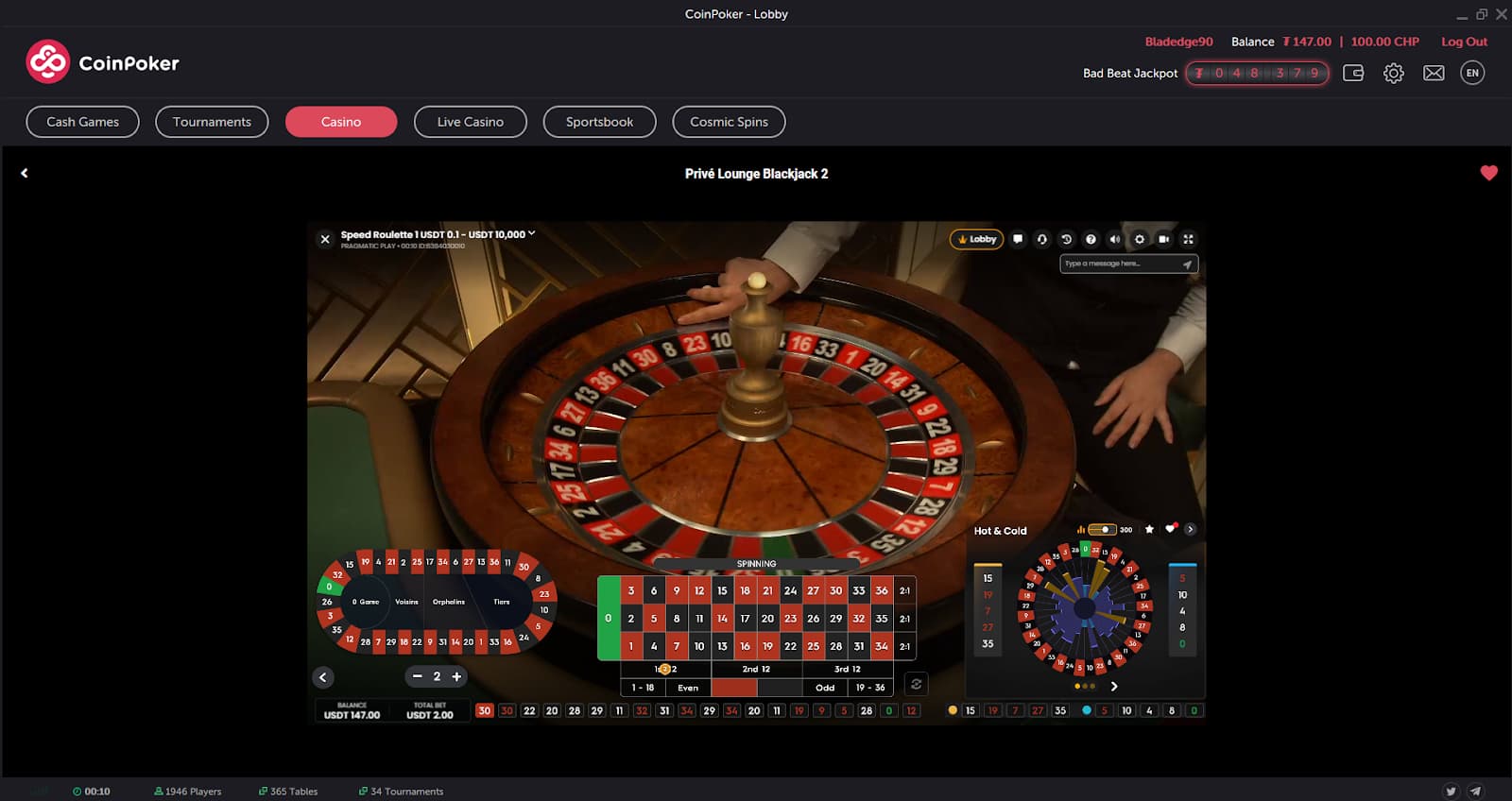 live casino coinpoker