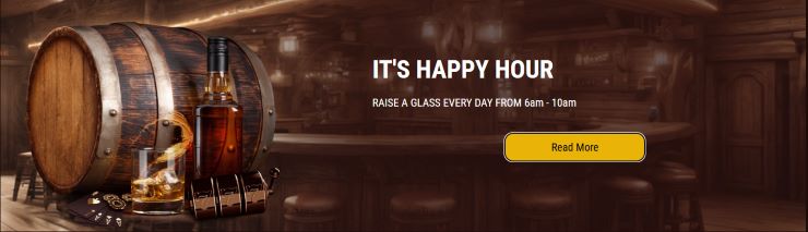 Lucky Creek happy hour promo