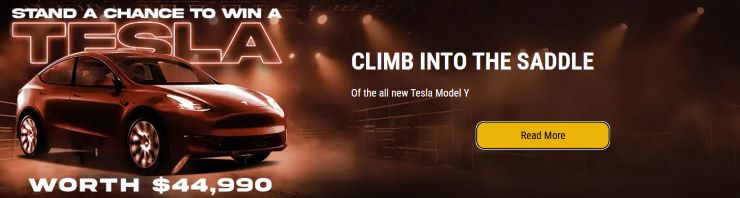 Win a Tesla on Lucky Creek