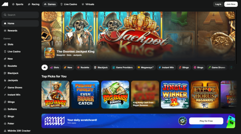 Midnite homepage