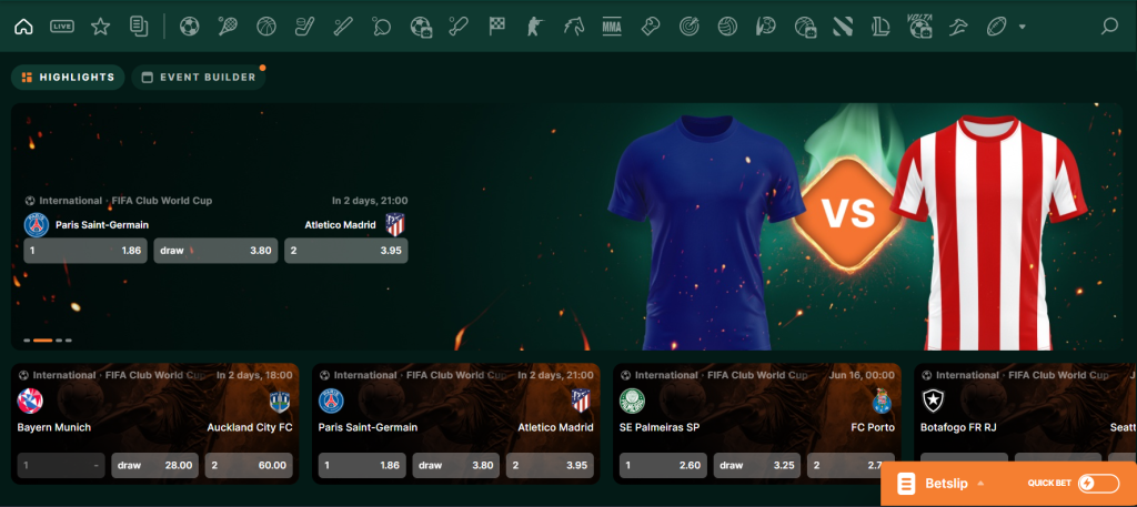 Online sázení na TG.casino