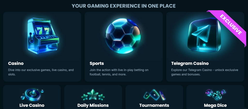 Online casino Mega DIce
