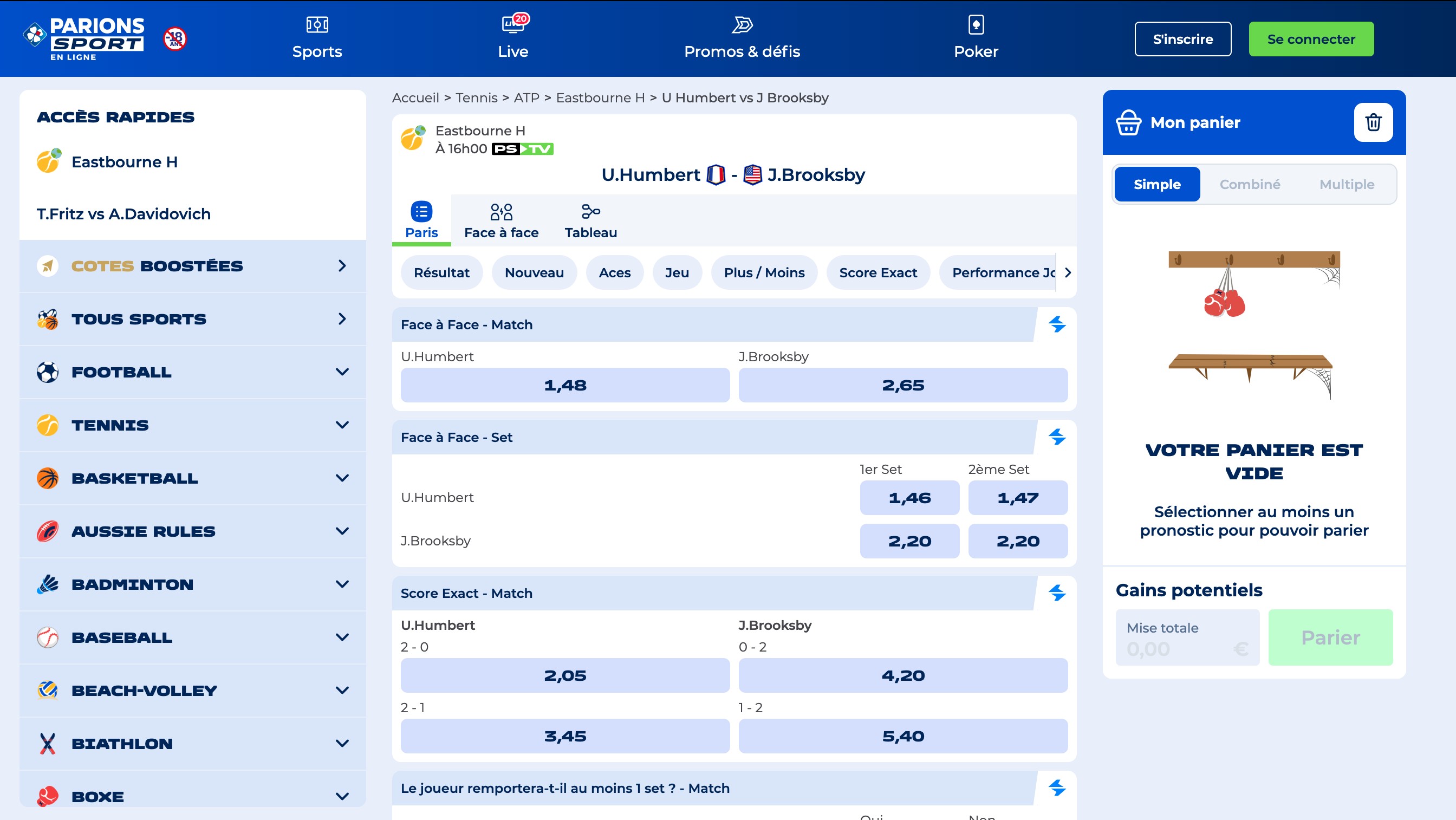 site paris sportif crypto - Parions Sports
