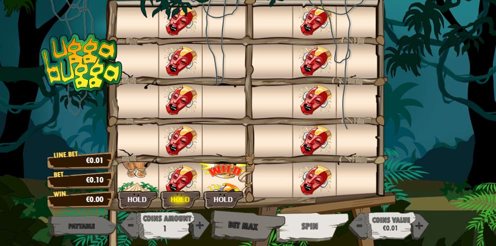 Ugga bugga slot game grid