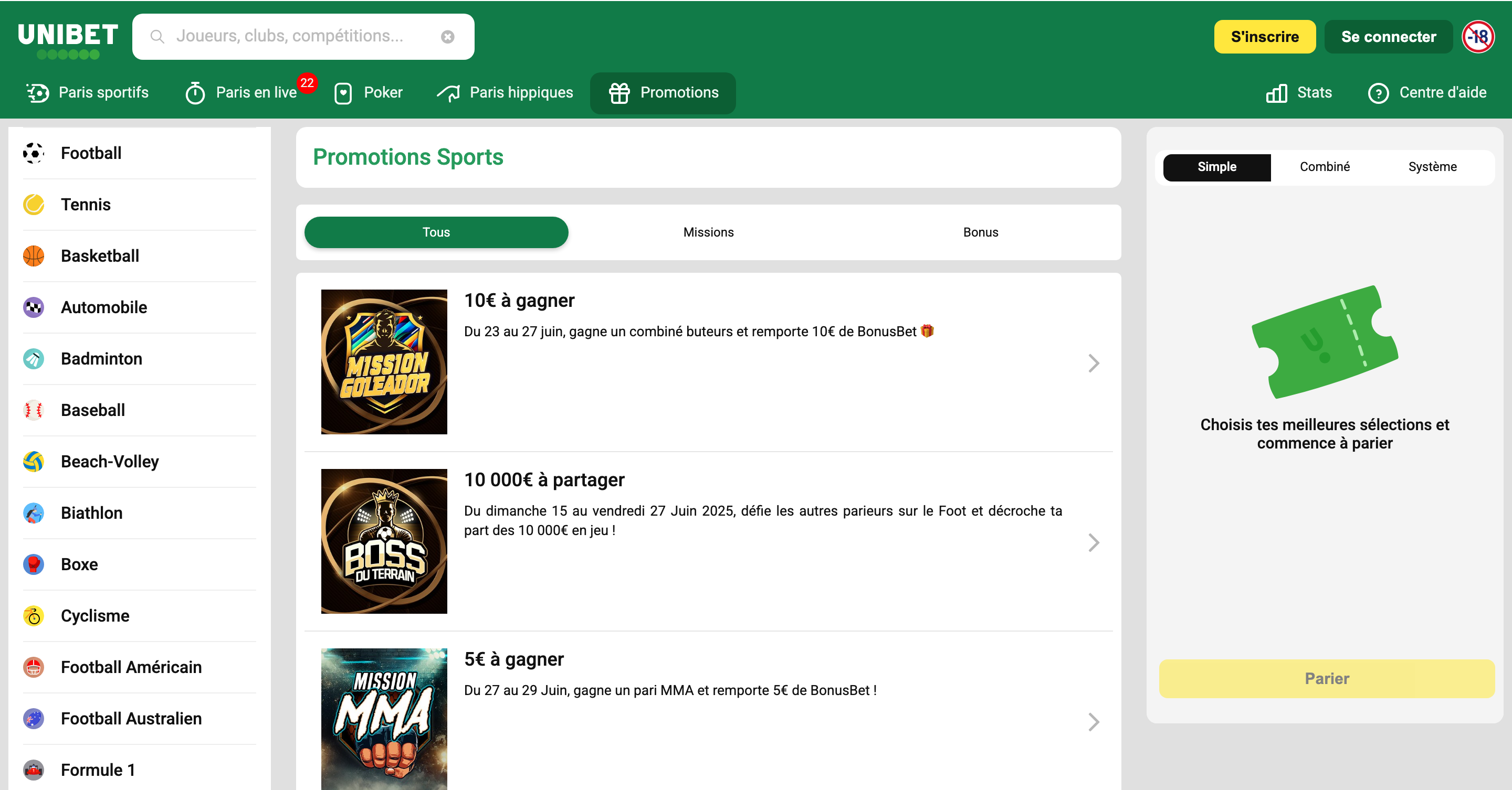 paris sportif crypto - Unibet