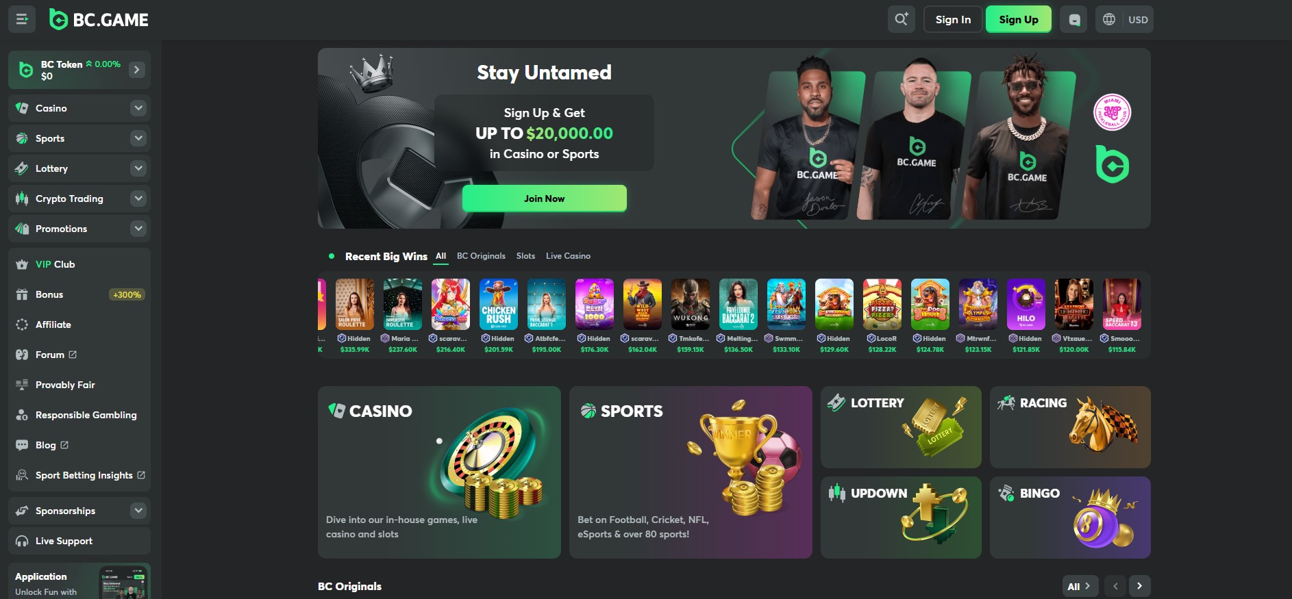 3. BC.Game – Bitcoin Cash Casino, Community-Focused & Feature-Rich