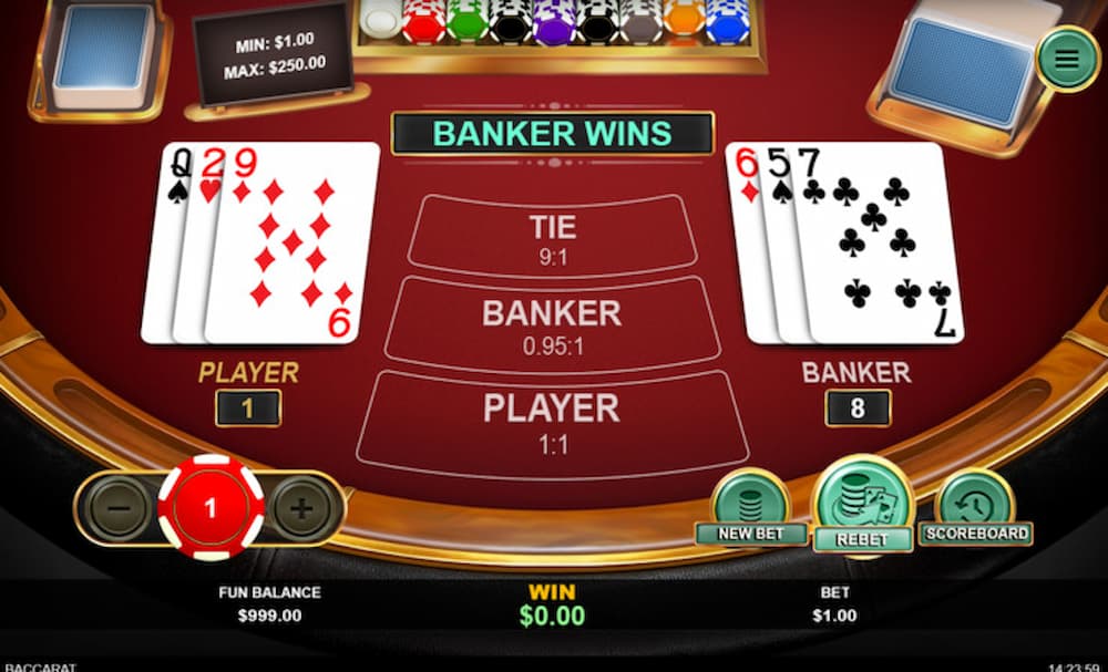 Baccarat xuất hiện ở hầu hết các nhà cái online