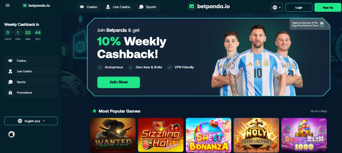 #2 Betpanda – Top Shiba Inu (SHIB) Casino for Exclusive Bonuses