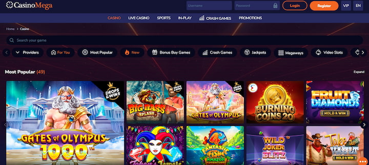 casino mega games for uae bettors