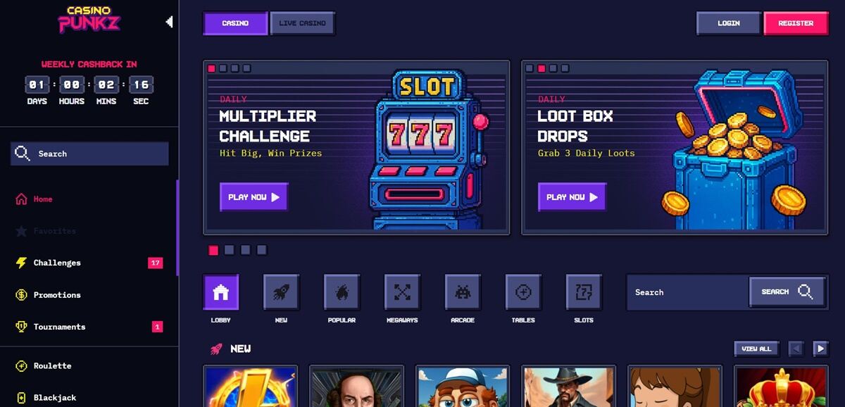 CasinoPunkz – NFT Integration and Custom VIP Club for ALGO Players